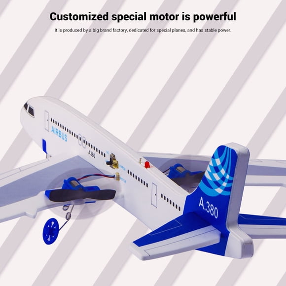 Avión RC BuyWeekMX Control Remoto 2,4 Ghz Modelo de Bricolaje para Niños