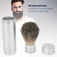 thumbnail image 3 of Herramienta De Afeitado De Barba Cepillo Portátil, Hombres Viajes Espuma Facial Aseo Material De Aluminio Para El Cabello, Suministros De BañO Para Uso Diario O Mejor Bigote De, 3 of 7