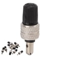 thumbnail image 3 of German Valve Stems Core, Universal Lightweight Nickel Plated Brass Bike Tire Valve Core 10pcs  For Electric Vehicles, 3 of 8