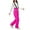 Hot Pink, variant on Womens Ski Snow Bibs Pants Insulated Water Resistant Overalls Outdoor Sports Snowboarding Winter Waterproof Snowsuit