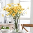 thumbnail image 2 of MAMOWEAR Artificial Daisy Silk Flowers Outdoor Faux Fake Flowers Wildflowers Bouquet for Home Indoor Porch Window Wedding Table Centerpieces Vase Décor, 2 of 9