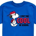 thumbnail image 3 of Peanuts - Snoopy - I Put the Cool in School - Toddler & Youth Short Sleeve Graphic T-Shirt, 3 of 6