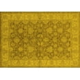 thumbnail image 1 of Ahgly Company Indoor Rectangle Oriental Yellow Traditional Area Rugs, 2' x 5', 1 of 4