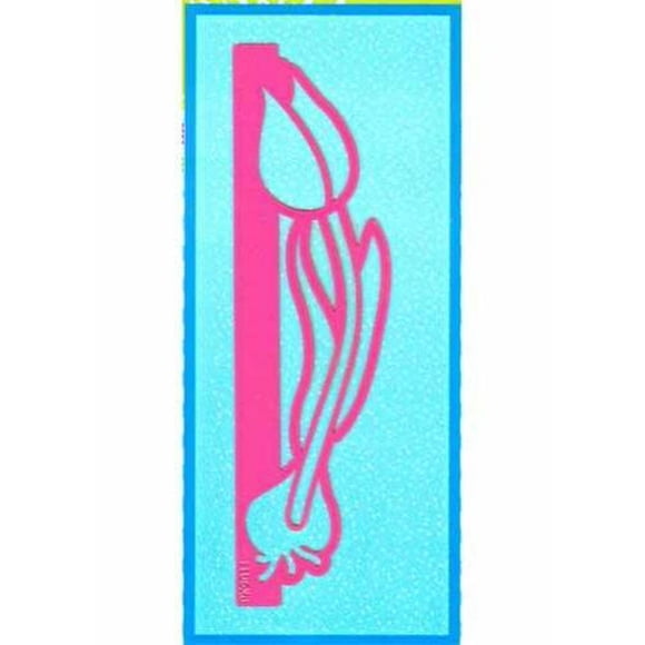 Pink Stencils Tulip