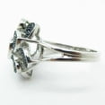 thumbnail image 4 of Silver & Stone Jewels 2.0Ct Round Cut Black CZ Women Wedding Ring 14k White Gold Finish, 4 of 5