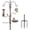 91 Inch, variant on Bird Feeding Pole Kit with Hanging Accessories – Squirrel Guard, Suet Cage, Tube Feeder, Planter Hanger, Multi-Feeder System for Attracting Wild Birds Outdoors