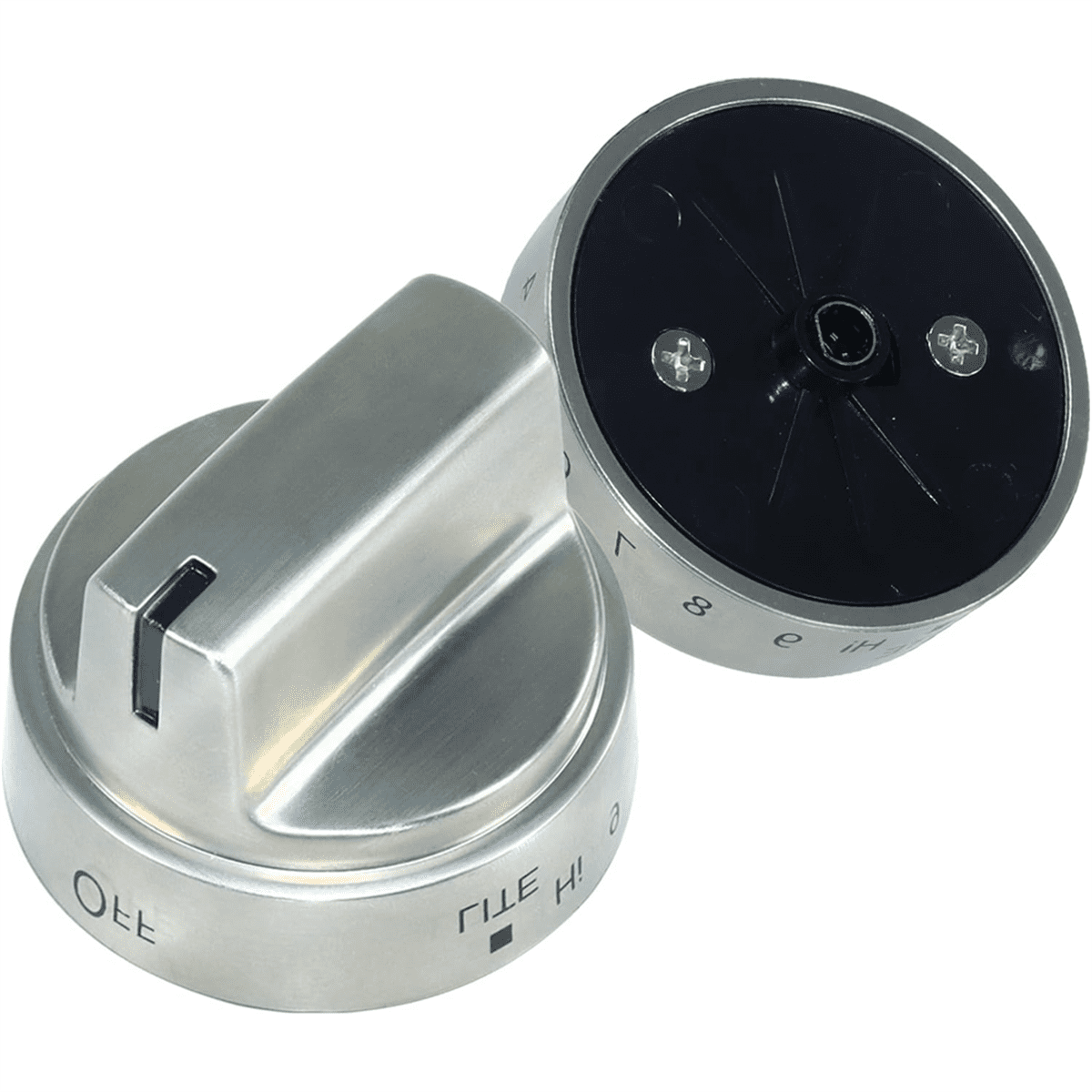 5PCS WB03X24818 Stainless Steel Stove Knob Replacement