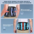 thumbnail image 5 of MUSICOZY Back Brace for Lower Back Pain Relief - Lumbar Support for Men & Women, Supportive Breathable and Adjustable Weight Lifting Belt for Herniated Discs, Heavy Lifting, 5 of 7