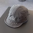 thumbnail image 2 of Ceisia Men 5 Panel Short Brim Outdoor Cap Lightweight Breathable Sports Sun Baseball Hat Gray Free Size Gift, 2 of 6