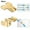 60pcs, variant on Electrical Double Male Female Adapter, Piggyback Spade Connectors Piggy Back Terminals Double Piggyback Spade Connector Yellow