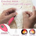 thumbnail image 3 of Counting Crochet Set Numbers, Crochet Needles Rechargeable Crochet Strap 2 Level Led Number Crochet Set For Knitting, 3 of 5