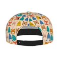 thumbnail image 2 of Hirioo Small Animals with Knit Hat Pattern for Baseball Cap Men Cap Flat Brim for Men Women Teens Adjustable Baseball Cap, 2 of 7