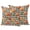 Yellow Orange, variant on Blue Rose Outdoor Pillow Covers 16"x16" Set of 2,Waterproof Throw Pillow Covers for Patio Furniture,Vintage Abstract Garden Flower Floral Black Decorative Cushion Pillowcases for Garden Couch Sofa