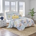 thumbnail image 2 of Levtex Home - Deep Sea Quilt Set - King Quilt + Two King Pillow Shams - Ocean fish and coral reefs - Quilt Size (106x92in.) and Pillow Sham Size (36x20in. ) - Reversible - Cotton Fabric, 2 of 6