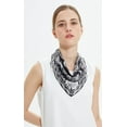 thumbnail image 2 of CHUNTIAN Mulberry Silk Scarfs Women Small Square Scarf 21" x 21" Breathable Lightweight Neckerchief Headscarf, 2 of 7
