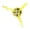 Yellow, variant on Yihuala Quiet Propeller Wall Clock Iron Deck 26.4x26.4 Inch Vintage Aircraft Sculpture Easy Install Creative Present Concept