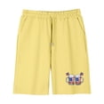 thumbnail image 6 of Stamzod 4Th Of July Clothes for Girls Boys Short Sleeve T-Shirt and Shorts Unisex Two Piece Summer Outfits Yellow 6 Years, 6 of 10