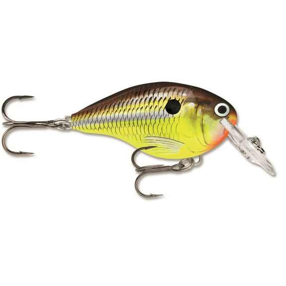 Rapala DT04HM Dives To 04 Crankbait Fishing Lure 2" 5/16 oz Hot Mustard Floating