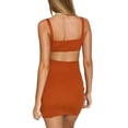 thumbnail image 6 of Qiylii Women Sleeveless Dresses with Chest Cutout, Sexy V-neck Skinny Fit High Waist Design Summer Dress Clothing, 6 of 9
