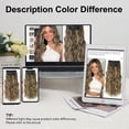 thumbnail image 5 of Clip in Long Wavy Synthetic Hair Extension 24 Inch Mixed Brown & Blonde 4PCS Thick Hairpieces Fiber Double Weft Hair for Women, 5 of 6