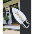 thumbnail image 4 of Satco S12503 B11 LED Candle Light Bulbs 5.5W 120V 3500K 500 Lumen  Dimmable Wet Location (6 Pack), 4 of 10