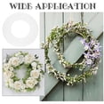 thumbnail image 4 of Dserhfy Wreath Frame Acrylic Round Wreath Boards with Holes Clear Flower Hoop Ring Wreath Form Boards for DIY Garland Craft, 4 of 8