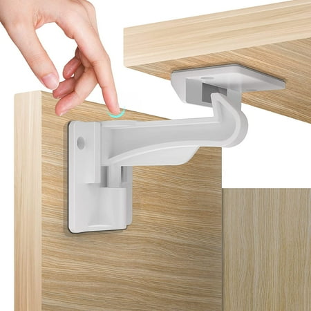 Child Proof Cabinet Locks (10 Pack) - Baby Proofing Locks, Child Safety Cabinet Latches for Babies