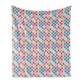 thumbnail image 1 of Geometric Soft Flannel Fleece Throw Blanket, Rhombus Shapes Abstract Illustration Rainbow Colored Geometric Angular Pattern, Cozy Plush for Indoor and Outdoor Use, 70" x 90", Multicolor, by Ambesonne, 1 of 6