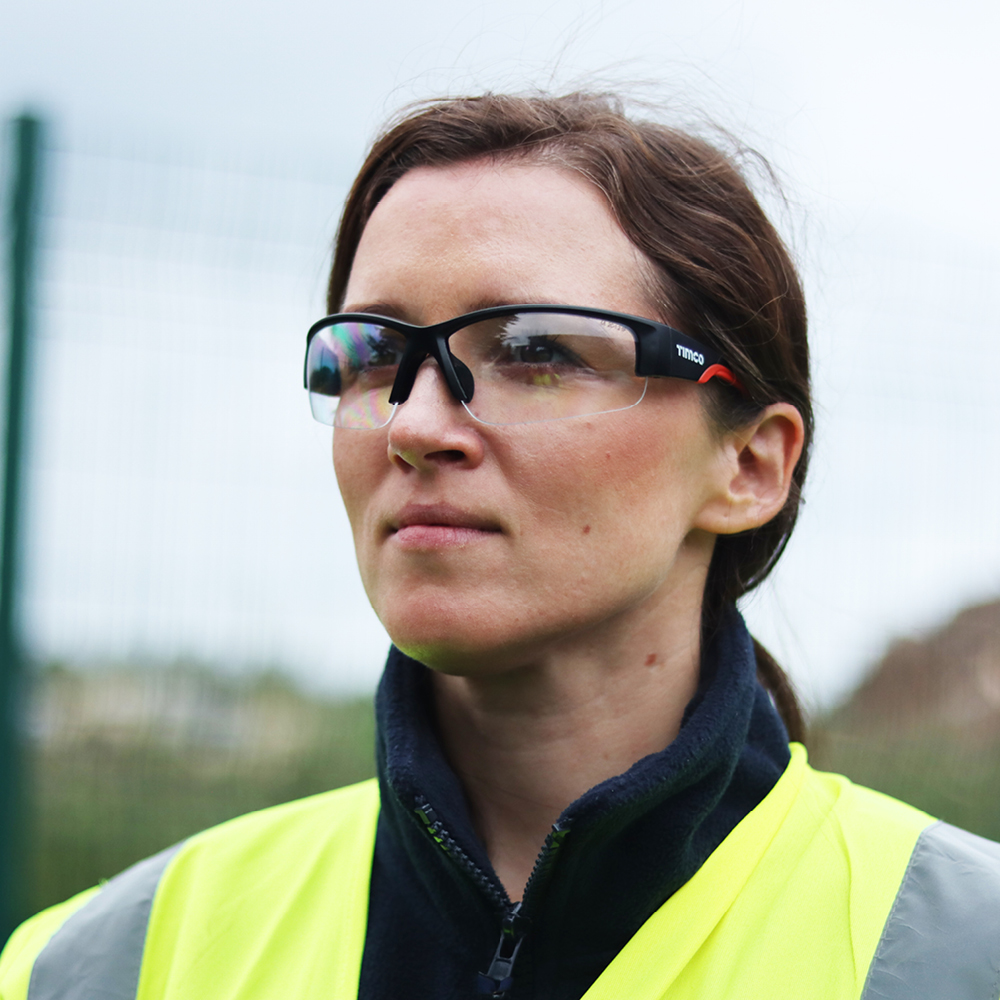 Timco - Premium Safety Glasses - Clear (Size One Size - 1 Each)