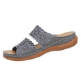 thumbnail image 2 of Willtoo Wedges Orthopedic Sandals for Women Comfortable Orthopedic Dressy Casual Summer Breathable Vacation Shoes Platform Floral Slides Sandals, 2 of 5