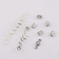 thumbnail image 3 of 18Pcs Hair Accessories Loc Hair Jewelry for Women Braids, Dreadlock Beads Metal Hair Clips Decoration Silver, 3 of 8