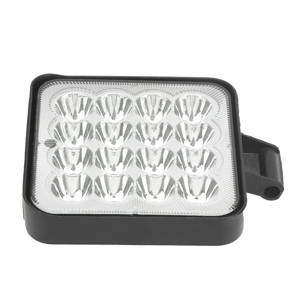 Lámpara De Trabajo Para Camiones, Luz De Trabajo Impermeable, 48W, 16LED, Luz De Trabajo Cuadrada, Lámpara Impermeable IP67 Brillante Para Coche, Motocicleta, Camión, Barco ANGGREK 48W Working Light