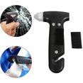 thumbnail image 2 of Emergency Hammer Window Breaker Hammer Rescue Hammer Automobile Car Rescue Hammer Seat Belt Cutter Black, 2 of 5