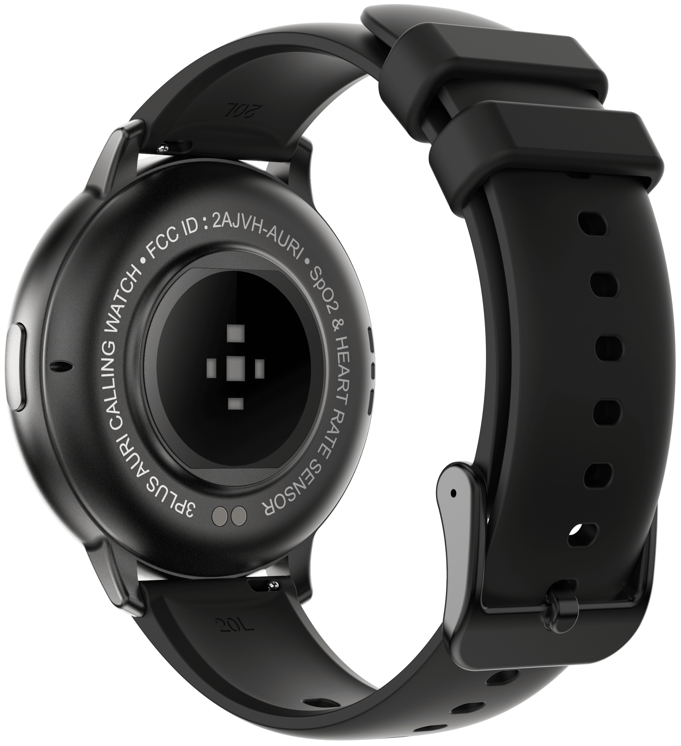 3Plus LIRA Men Women's w/BONUS BAND Smartwatch (Gunmetal)-Make calls/ Heart Rate/ Sleep Monitor/ Notifications/ Assisted GPS/ IP68 Water Resistance/ 100+ Workouts/ Activity Tracking/ iOS & Android