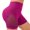 Hot Pink, variant on Clearance! Lisingtool Women's Fitness Yoga Shorts High Waist Soft Spandex Riding Shorts Women's Dance Volleyball Hip Shorts Purple on Clearance