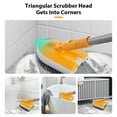 Bestnifly Shower Cleaning Brush, Bath Tub and Tile Scrubber Brush with