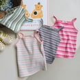 thumbnail image 4 of GYRATEDREAM Toddler Baby Girls Summer Sleeveless Tank Top Kids Embroidery Slim-Fit Stretch Vest Children Casual Athletic Cute Clothes for 2-7 Years, 4 of 8