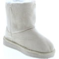 thumbnail image 7 of Sunville S-91007 Girl's Winter Boots Kids Childrens Faux Suede Warm Fur Lined Button Shoes 3 Colors, 7 of 7