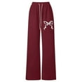 thumbnail image 4 of Girls Printed Athletic Pants Soft Casual Joggers with Elastic Waistband For Play and Everyday Wear, 4 of 5