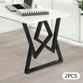 thumbnail image 3 of Set of 2 Metal Table Legs Table Legs 28” Steel Dining Desk Legs DIY Industrial, 3 of 12