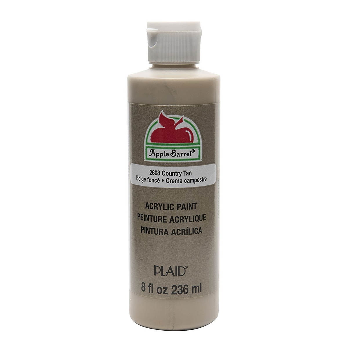 Apple Barrel Acrylic Paint in Assorted Colors (8 oz), K2608 Country Tan