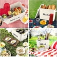 thumbnail image 3 of Extra Large Cream Bread Box with Lid, Metal Bread Storage Container for Farmhouse Kitchen Countertop, 13.1” X 11.81” X 7.2” Inches for Holding 2+ Loaves, Indoor & Outdoor Use, 3 of 3