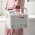 thumbnail image 4 of Ke1Clo Plastic Shower Caddy, Portable Shower Caddy for Dorm, Cleaning Shower Basket with Handle Compartments Storage Organizer for Bathroom Kitchen, 4 of 6