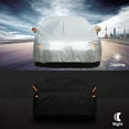 thumbnail image 6 of FL Waterproof Full Car Covers Sun Dust Rain Protection Cover Auto Protective compatible with Kia, 6 of 6
