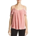 thumbnail image 1 of Joie Womens Cold Shoulder Knit Blouse, Pink, Medium, 1 of 1
