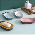 thumbnail image 2 of Organizador de cocina elegante con drenaje, soporte para esponja y jabón en forma de piña en color gris claro, 2 of 4