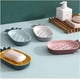 thumbnail image 2 of Organizador de cocina elegante con drenaje, soporte para esponja y jabón en forma de piña en color gris claro, 2 of 4