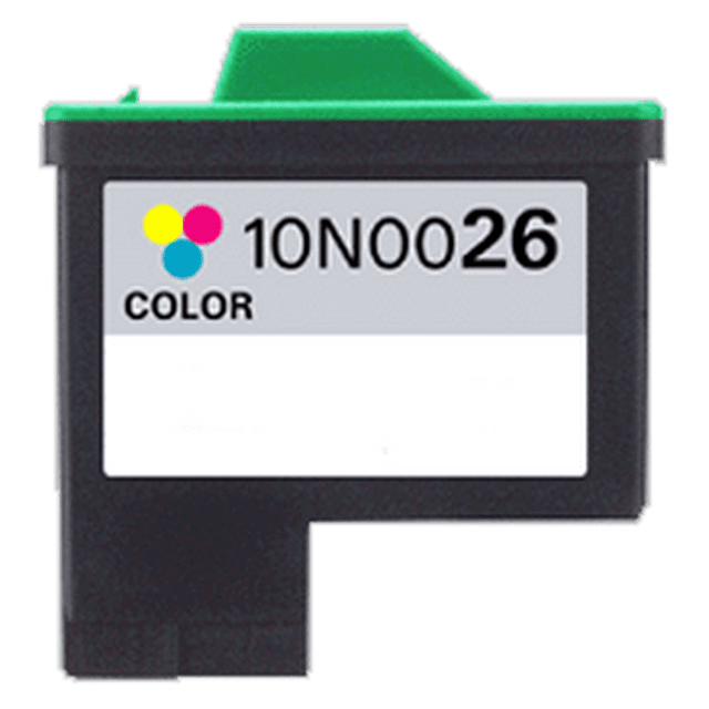 Zoomtoner Compatible LEXMARK 10N0026 26 Encre / Couleur Tri Jet d'Encre pour LEXMARK / IBM X75M
