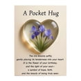thumbnail image 2 of 1PCS Exquisite Flower Pocket Hug Gift Heart-Shaped Acrylic Keepsake with Blessing Card for Encouragement & Support,NewYear Valentine's Day Mother's Day HealingLove Present for Love Ones &Friends, 2 of 4