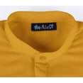 thumbnail image 6 of Atasi Short Kurta Mandarin Collar Tee Solid Short Sleeve Henley Shirt With Pocket, 6 of 7